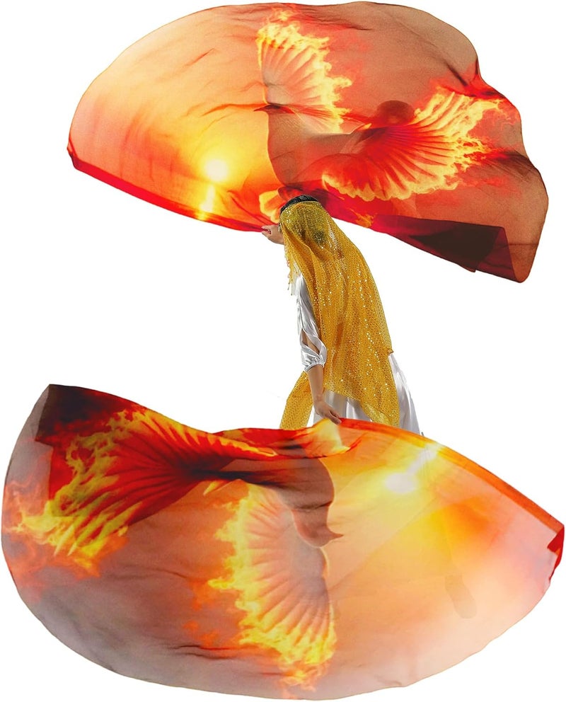 MUNAFIE Worship Flags for Dance Church,Praise Dance Flags for Worship Set(2 Flags+ 2 Flexi Rods+1 Storage Bag) -#CGGZ - Image 1